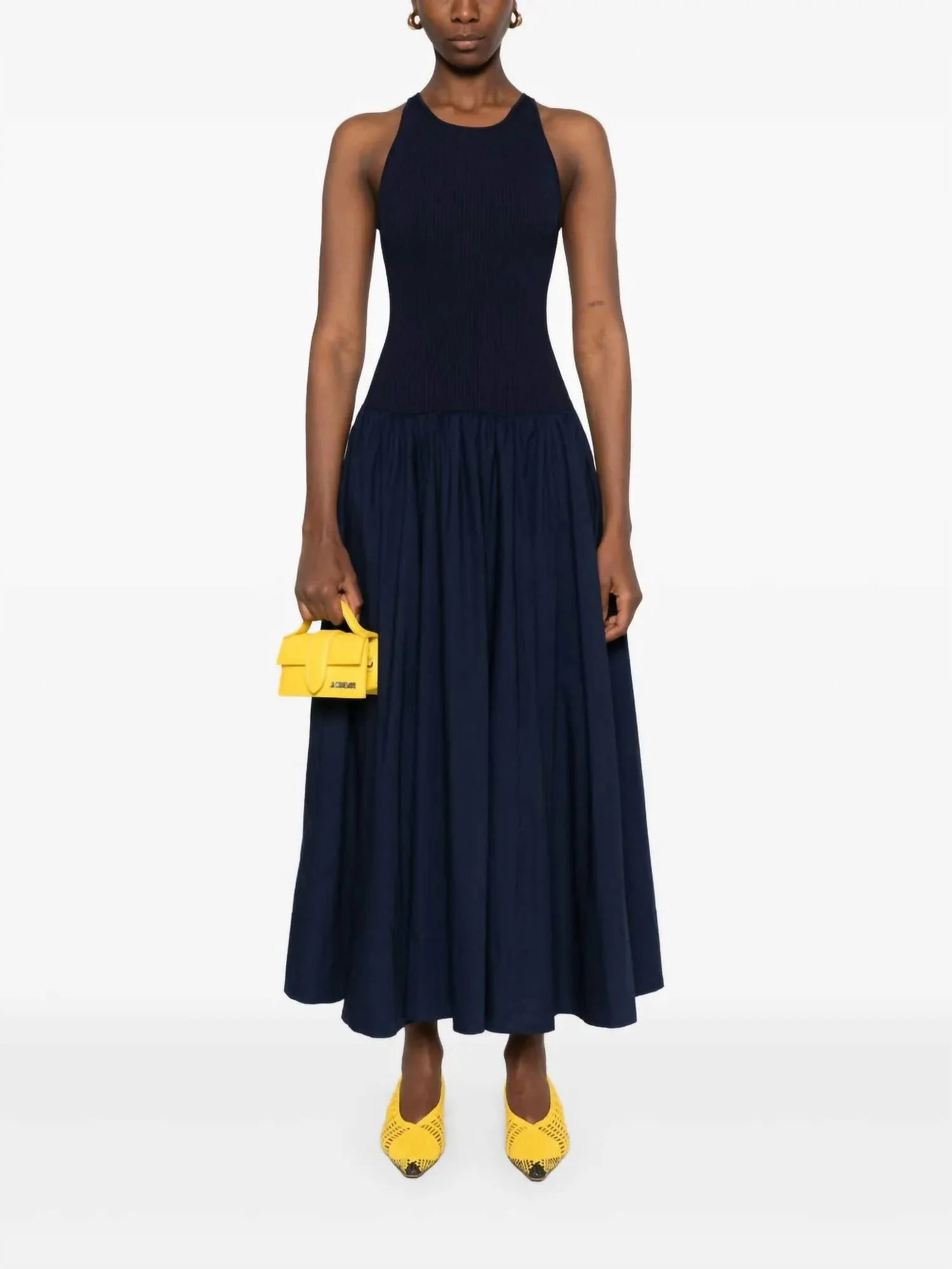 Yamila Dress In Navy | Shop Simon