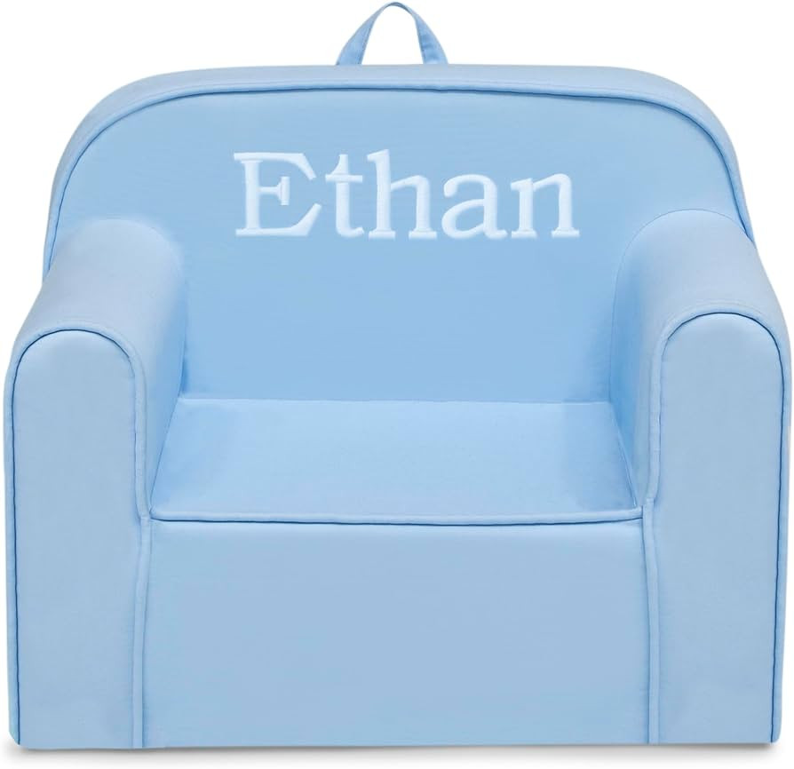 Delta Children Personalized Cozee Chair - Customize with Name – Foam Kids Chair for Ages 18 Mon... | Amazon (US)