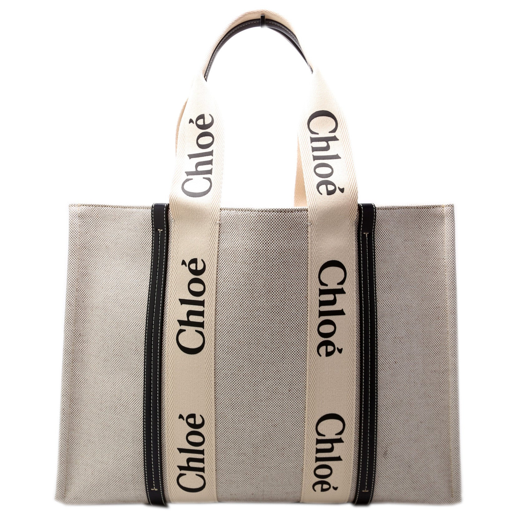 Woody Ribbon Tote Large | Keeks Designer Handbags