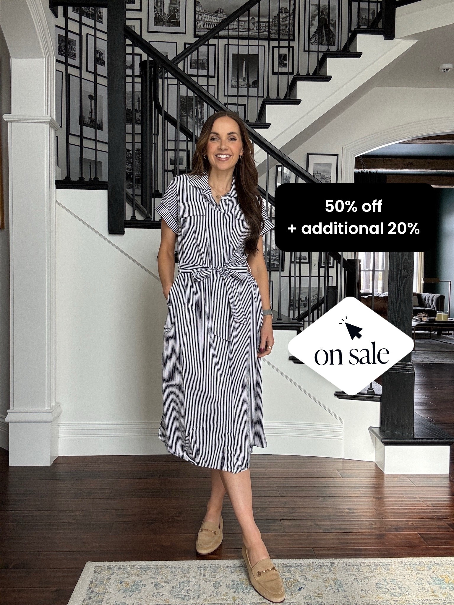 Take advantage of the @bananarepublic factory sale and grab this dress for spring! 

#LTKgrwm #LTKootd