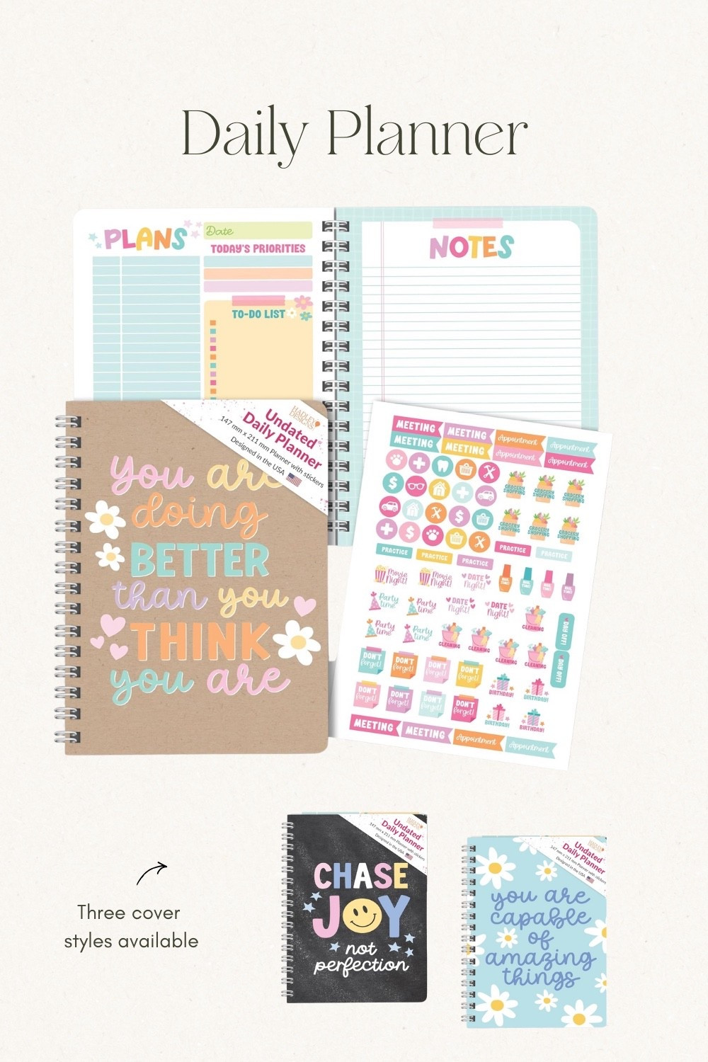 ✨ 25% OFF with code QPJUIHXS (valid through Jan 27, 2026) ✨

🗓️ This undated daily planner is such a great option if you want flexibility without pressure. You can start anytime, skip days when life gets busy, and jump right back in without wasting pages.

📝 I love that it’s a to-do list and notebook combo. It keeps daily tasks organized while still giving space for notes, ideas, and planning in one place.

🤍 The design is clean, simple, and stylish. No clutter, no overwhelm. Just an easy layout that helps you stay focused and productive throughout the day.

📌 Perfect for work, personal goals, routines, or everyday planning. It adapts to whatever season you’re in, whether that’s busy workdays or home life organization.

🔍 daily planner, undated planner, to do list planner, productivity planner, work planner, personal planner, minimalist planner, planner for adults, organization tools, planning notebook, goal planner, daily planning, time management, desk essentials


#LTKmomlife #LTKFindsUnder50 #LTKSaleAlert