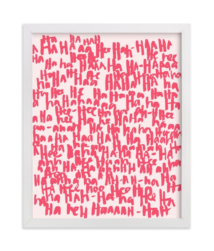 "HA-HA-HA-HA" - Painting Limited Edition Art Print by Kate Roebuck. | Minted