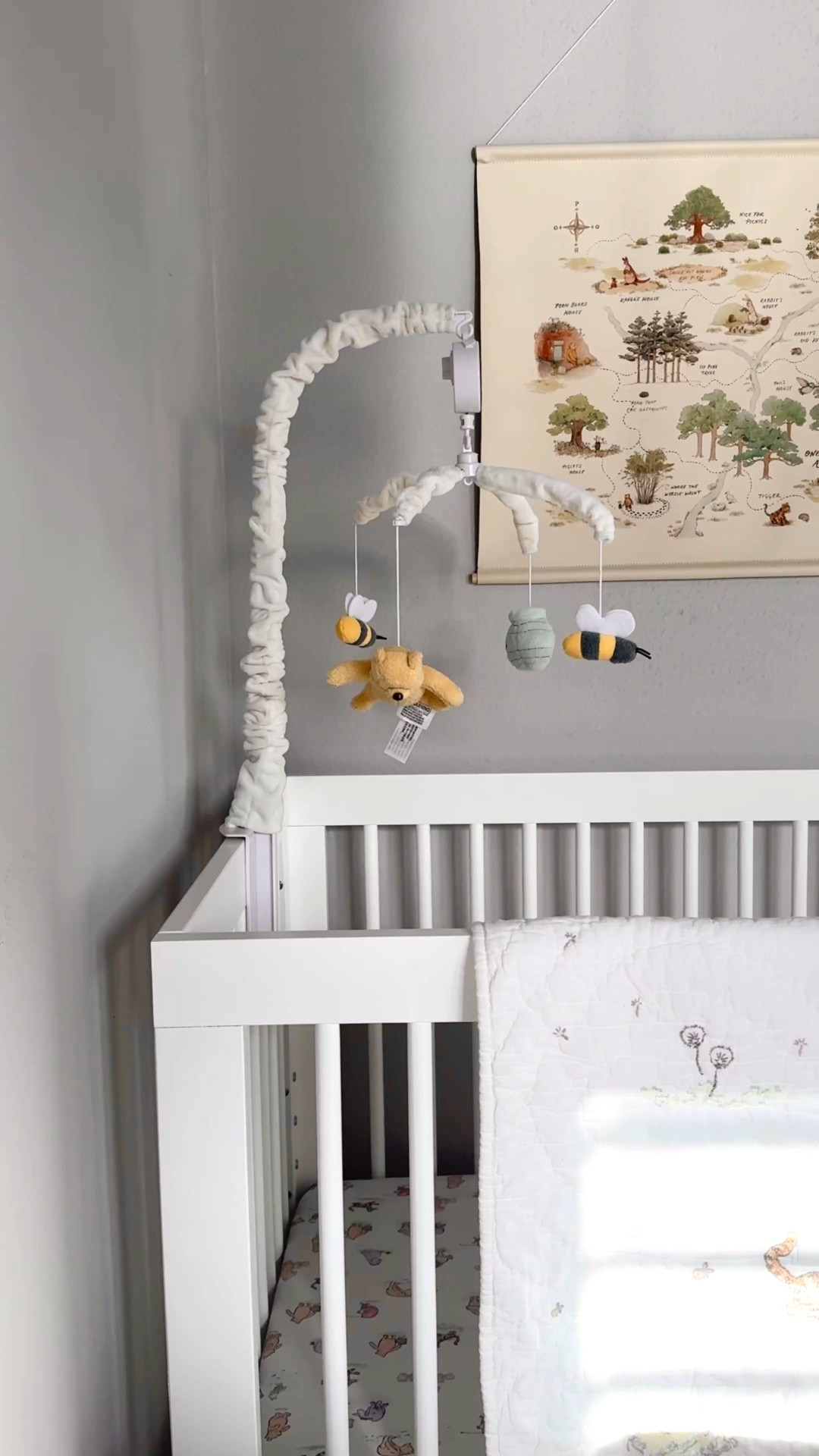 We’re getting ready to welcome our third baby and went with a Winnie the Pooh themed nursery! Starting off with a 100 acre wood leather map to go over the crib, along with this 100% organic cotton fitted crib sheet and a Winnie the Pooh honey bee mobile. This heirloom hand stitched baby quilt ties it all together, creating a warm, storybook haven for my little one! 

#LTKBump #LTKKids #LTKBaby