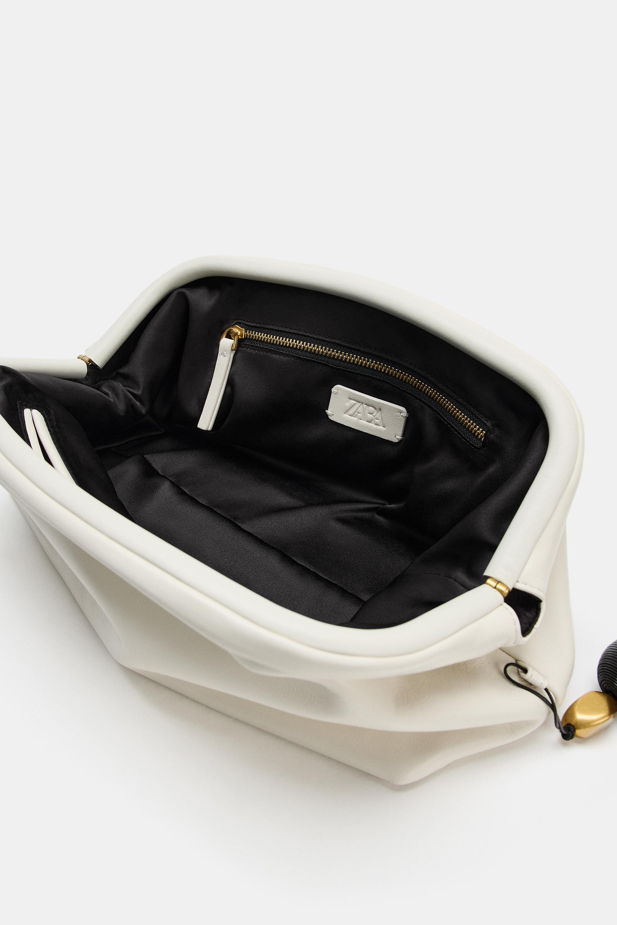 LEATHER POUCH BAG | Zara UK
