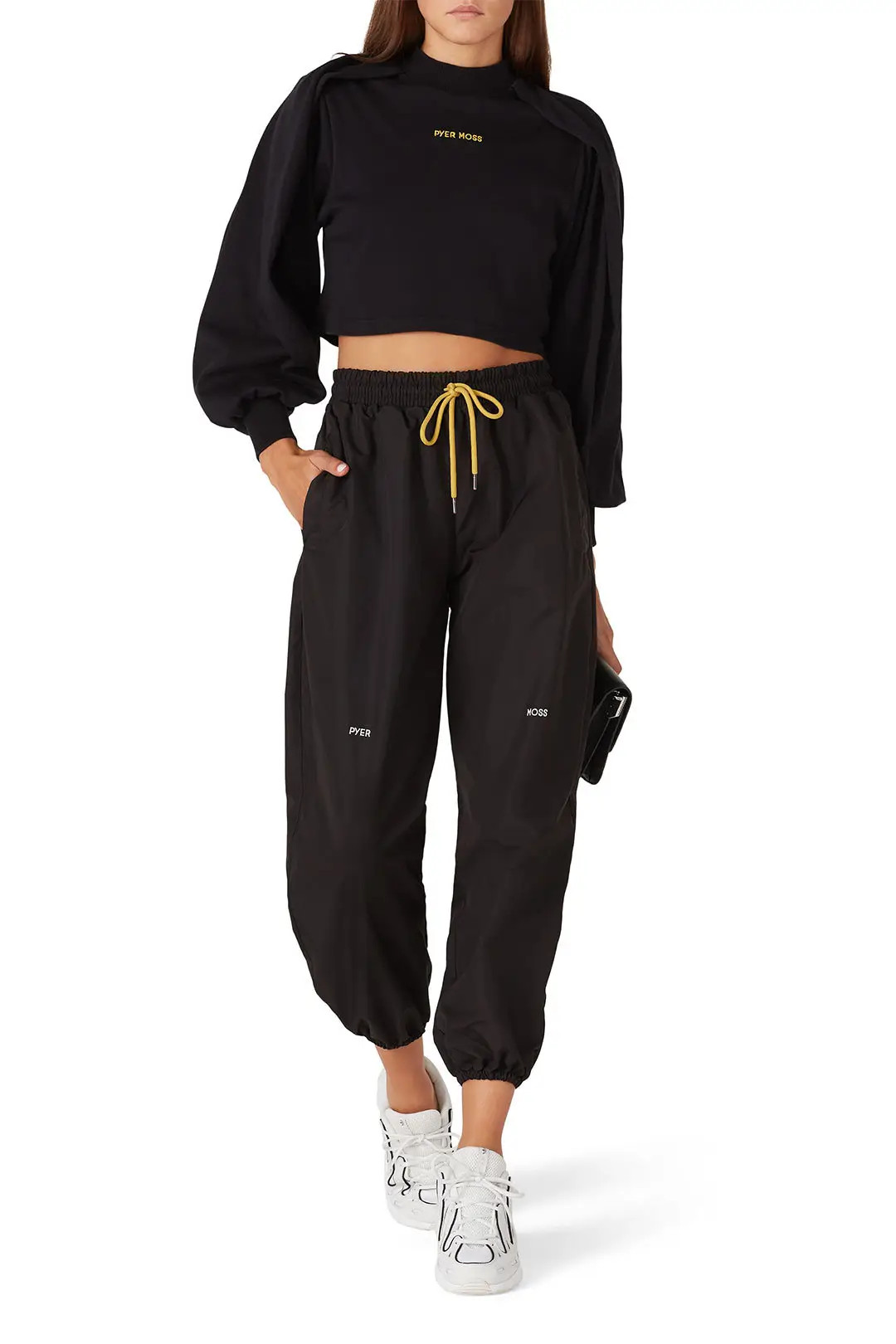Pyer Moss Drawstring Track Pants | Rent The Runway