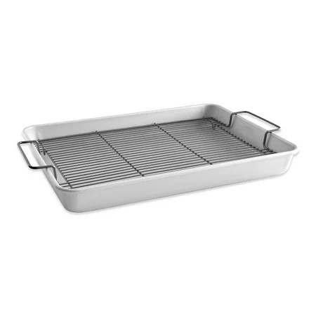 Nordic Ware Naturals 20" x 13" Aluminum Roasting & Baking Pan with Nonstick Crisping Rack | Walmart (US)