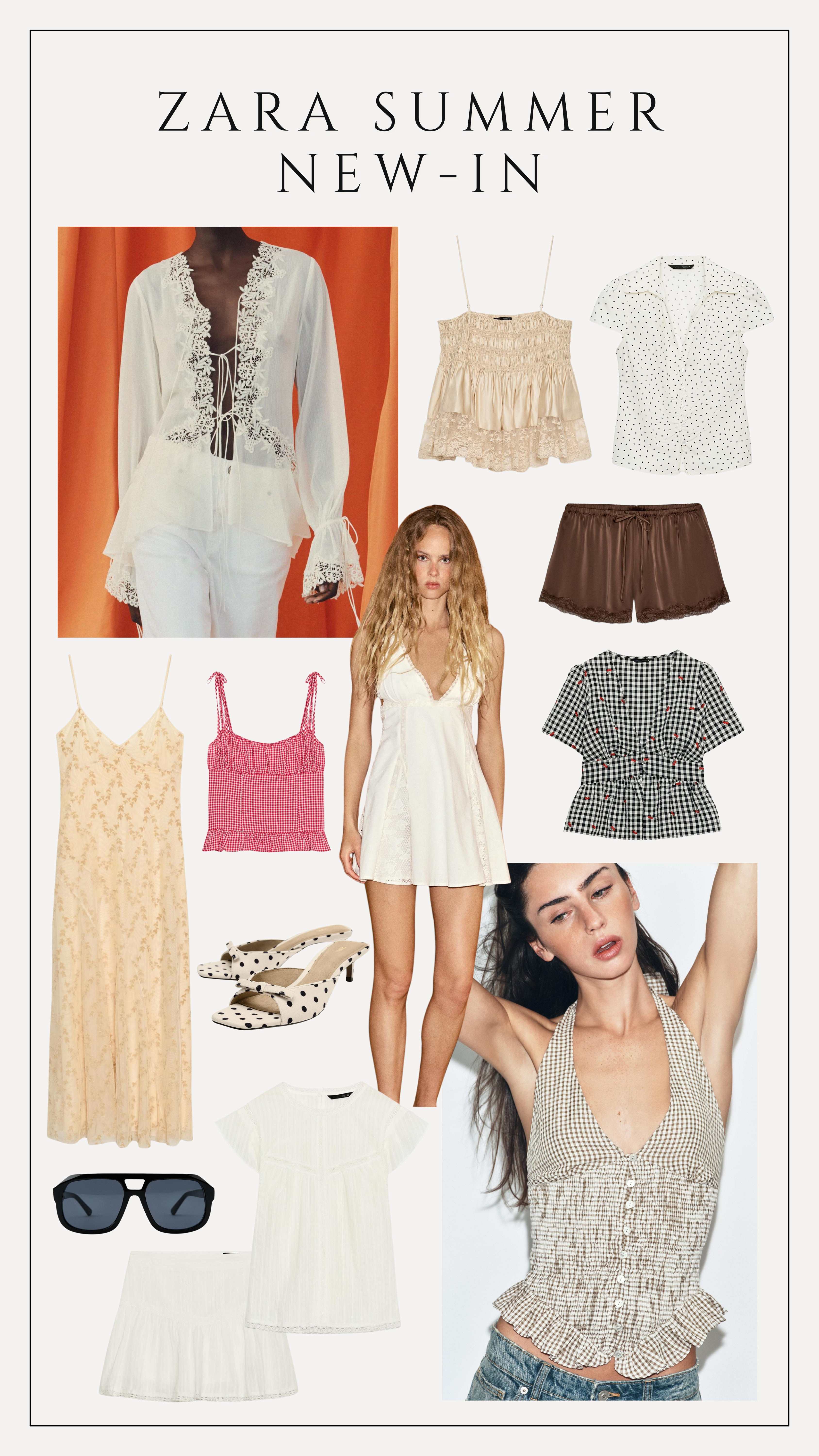 Zara summer new-in favourites 🤍

lace top, lace blouse, mini dress, maxi dress, wedding guest dress, coord, mini skirt, satin shorts, polka dots, summer outfit 

 #LTKuk #LTKspring #LTKsummer