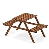 Furinno FG18102 Tioman Kids Picnic Table, Natural | Amazon (US)