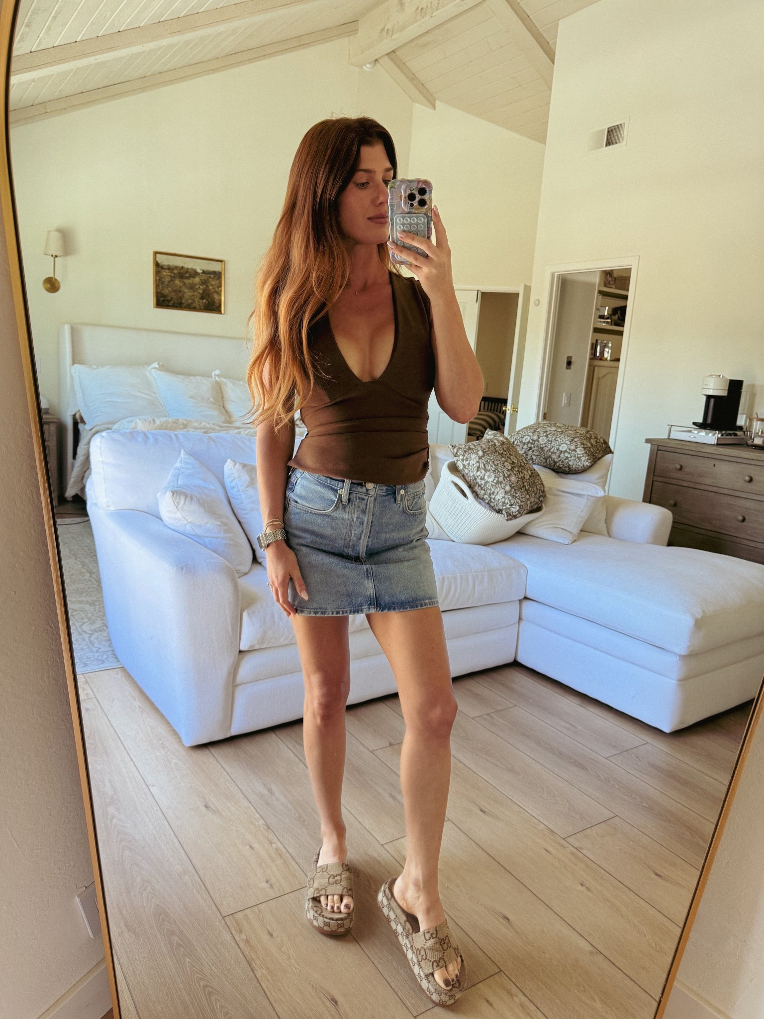 OMG this shirt you guys!! I’m going to call this the boob job shirt cause that’s what it is. And it has a built in bra!!! This is me with no bra?!? It’s from the Abercrombie bra-free collection and it’s worth every penny. I tried this on and instantly bought another color. My husband was like 👀 I really like that shirt 🤣 

#abercrombie #brafree #datenightoutfit 

#LTKFindsUnder50 #LTKStyleTip #LTKSeasonal