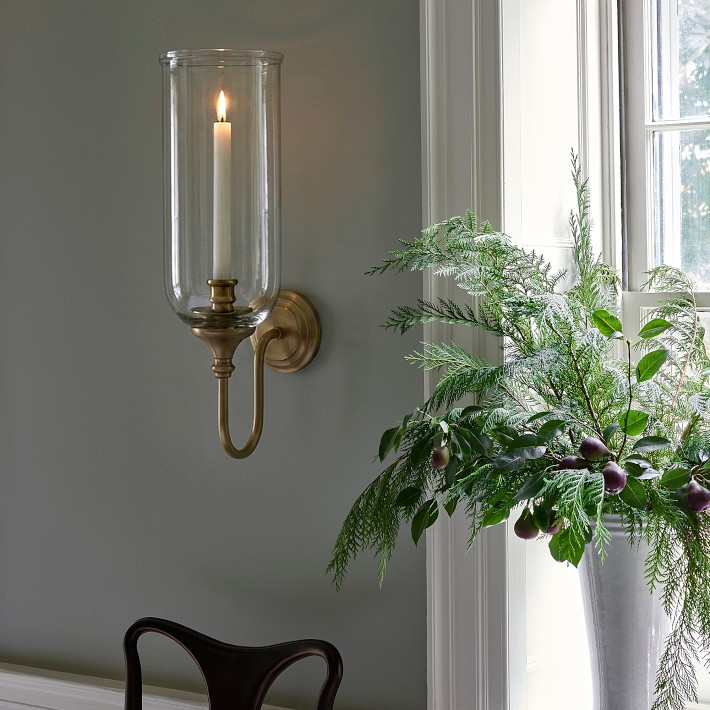 Josh Young x Williams Sonoma Home Cambridge Hurricane Sconce | Williams-Sonoma