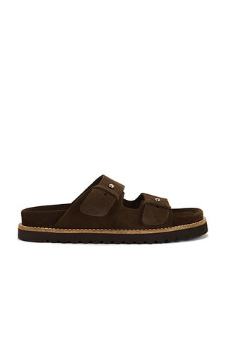 Suede Hutton Slide Sandal | FWRD 