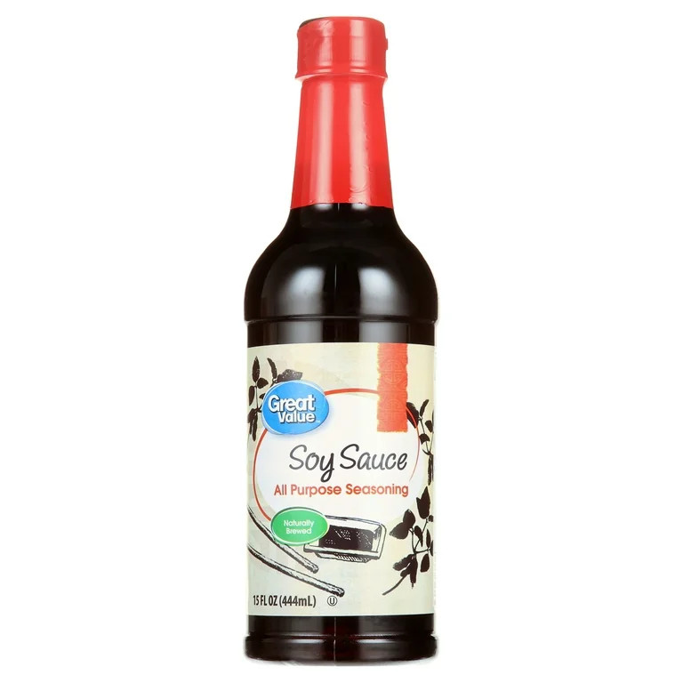 Great Value Naturally Brewed Soy Sauce, 15 fl oz | Walmart (US)