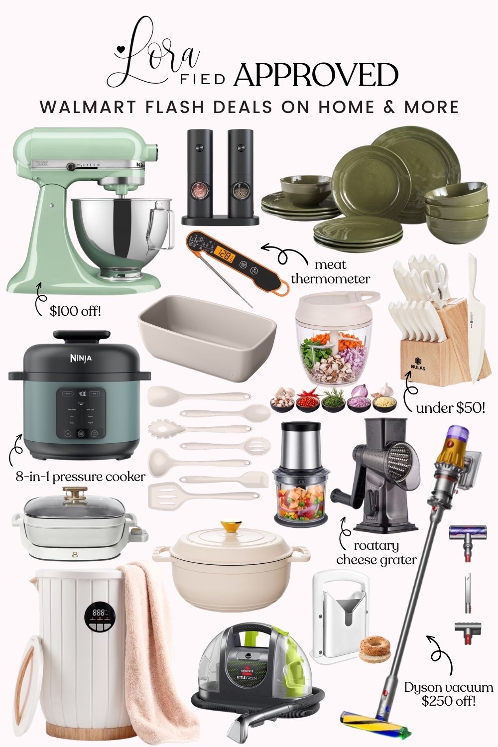 Walmart flash deals ⚡️ on home favorites! 😍 

Walmart home deals, Walmart sale, Walmart home sale, Walmart kitchen essentials