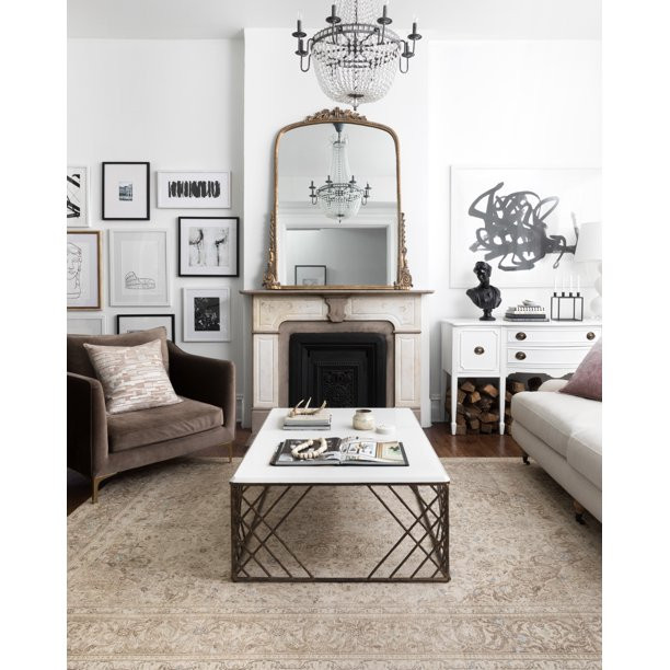 Loloi II Loren Collection LQ-03 Sand / Taupe Oriental Area Rug 7'-6" x 9'-6" - Walmart.com | Walmart (US)