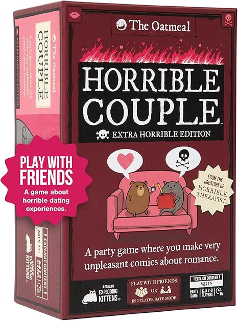 Exploding Kittens Horrible Couple – Extra Horrible Edition – Party Game for 2-8 Players, from... | Amazon (US)
