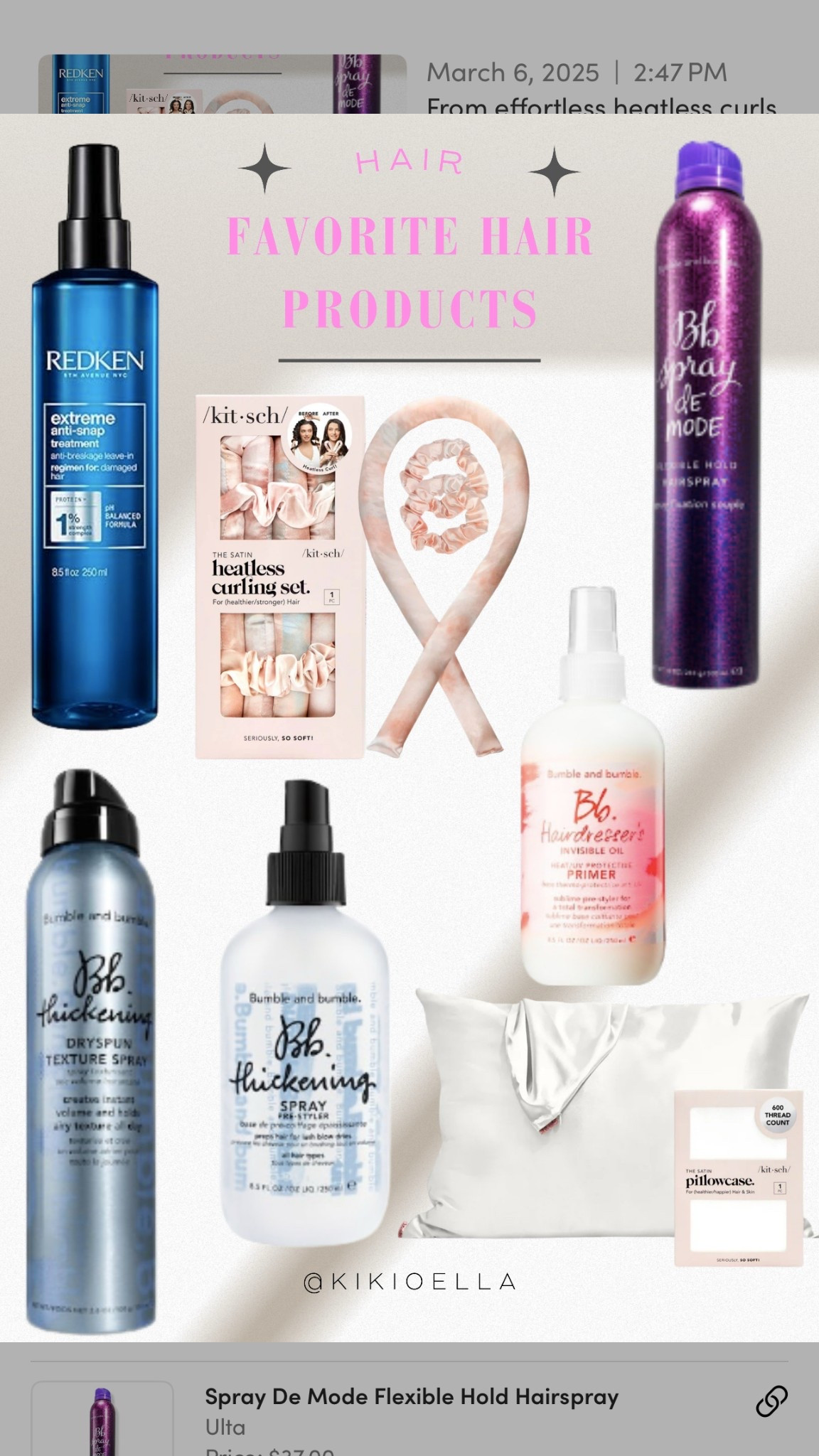 Perfect summer hair products 🙌🏽🌸

#LTKSeasonal #LTKBeauty