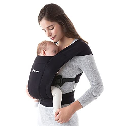 Ergobaby Embrace Cozy Newborn Baby Wrap Carrier (7-25 Pounds), Heather Grey | Amazon (US)