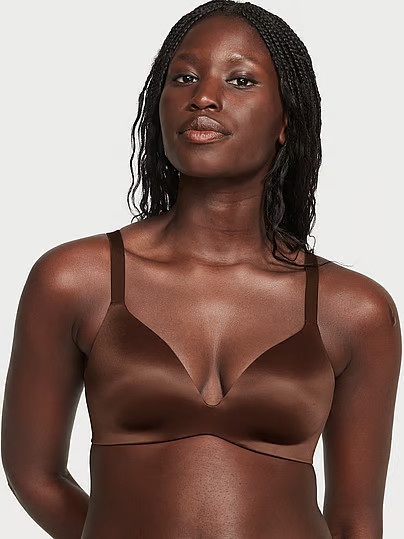Bare Infinity Flex Lightly Lined Wireless Plunge Bra, Brown, 34B - Women's Bras - Victoria's Secret | Victoria's Secret (US / CA )