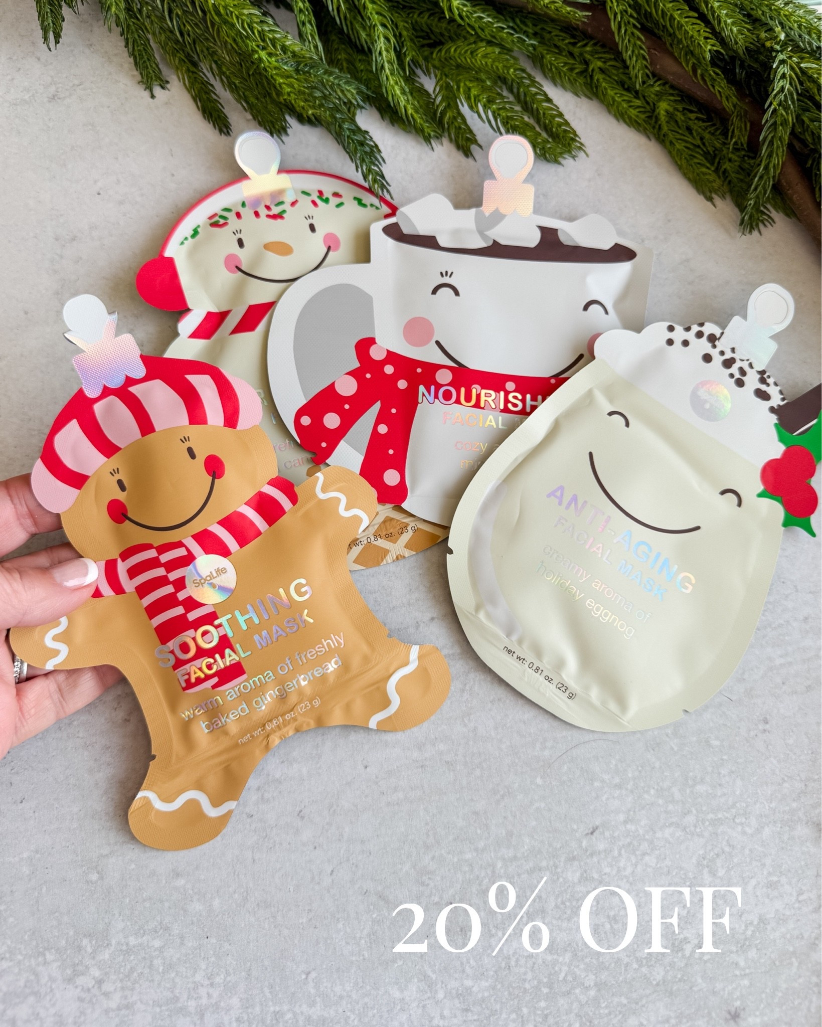 These fun face masks are great for stocking stuffers now on sale!