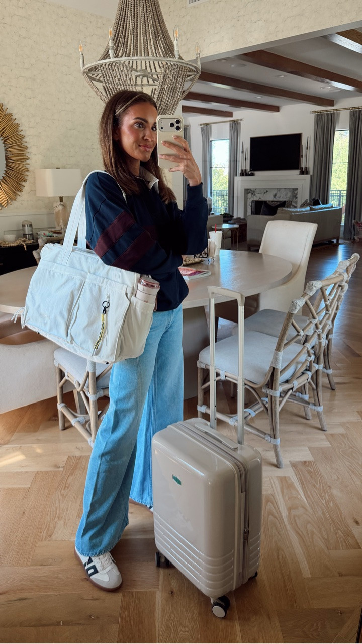 POV you found your new travel essentials!! This carry on is expandable, super lightweight, and spins so easily🤍 Duffle has a separate compartment for shoes & helps keep me organized!

#LTKgrwm #LTKmomlife #LTKTravel