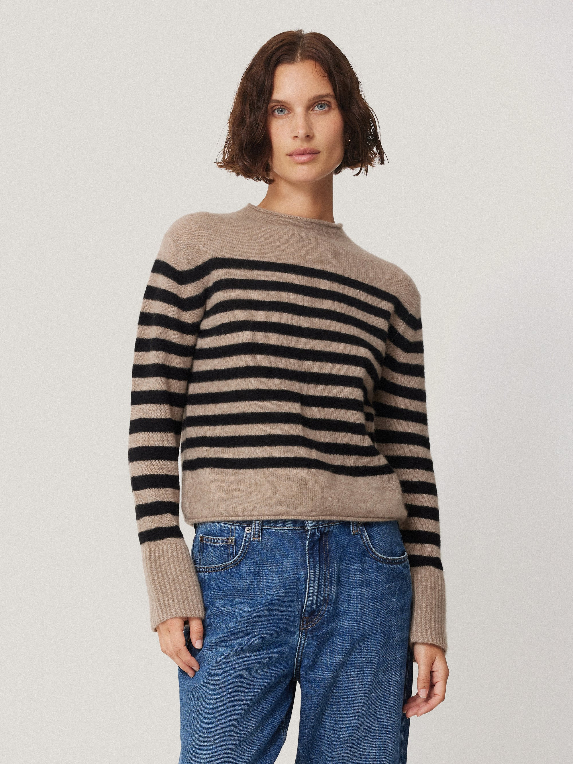Cloud Cashmere Eldon Stripe | Jigsaw (UK)