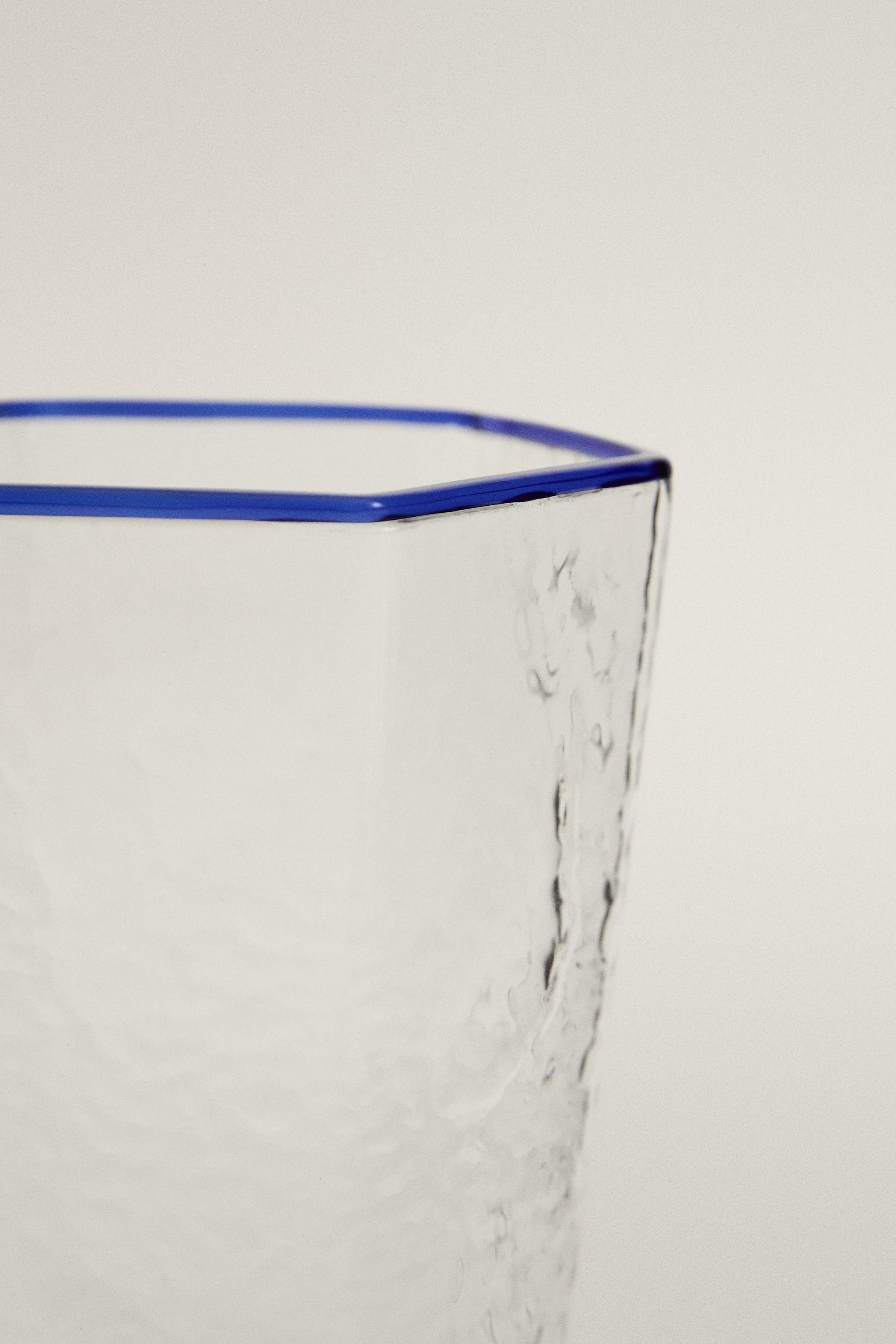 HEXAGONAL BOROSILICATE GLASS TUMBLER | Zara US