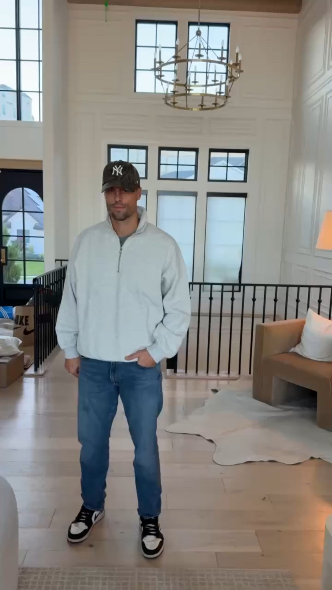 Cody’s half zip sweatshirt from @abercrombie is on major sale! Would be a great gift for dad or husbands 🙌🏼 get extra 15% off with code CYBERAF 

Cody’s wearing size large 

#LTKSaleAlert #LTKCyberWeek #LTKMens