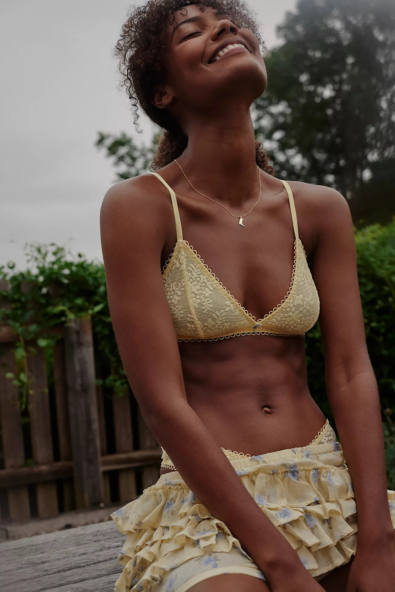 Ready To Go Lace Triangle Bralette | Free People (Global - UK&FR Excluded)