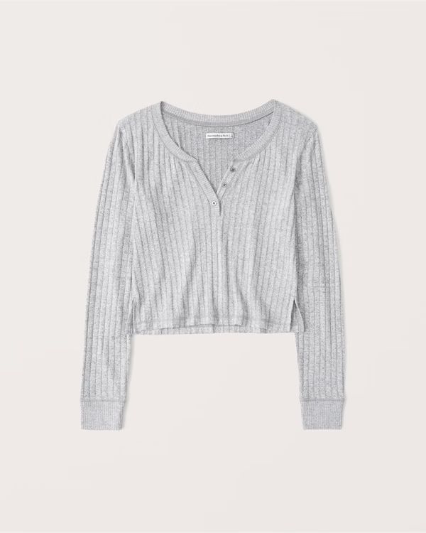 Cozy Long-Sleeve Henley | Abercrombie & Fitch (US)