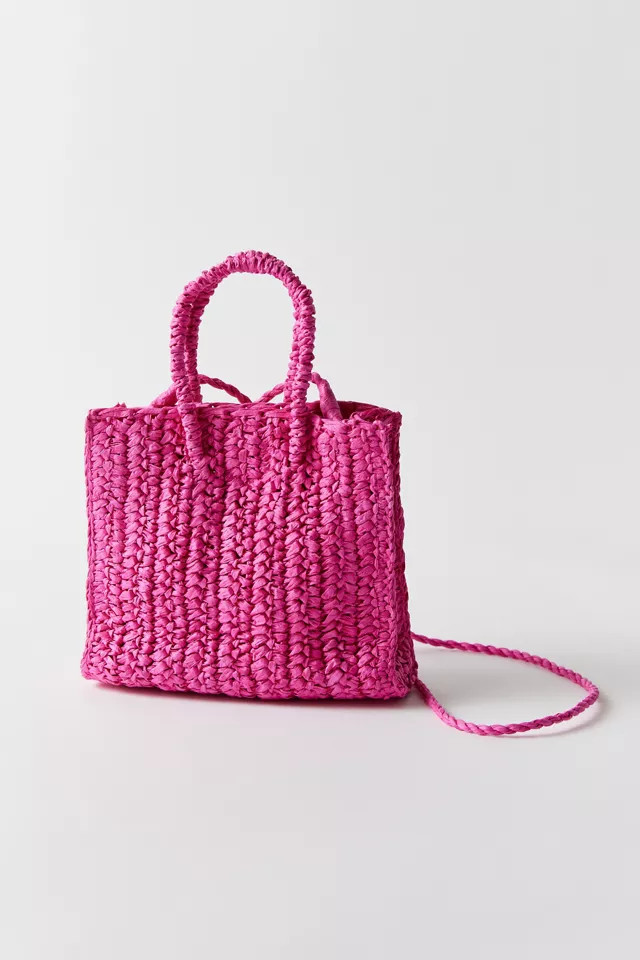 Mini Straw Tote Bag | Urban Outfitters (US and RoW)