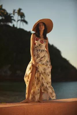 Embroidered Maxi Dress | Anthropologie (US)