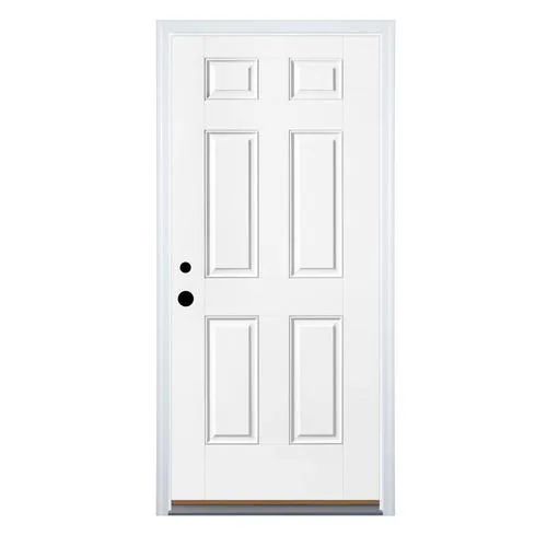 Therma-Tru Benchmark Doors Right-Hand Inswing Ready To Paint Fiberglass Prehung Entry Door with I... | Lowe's
