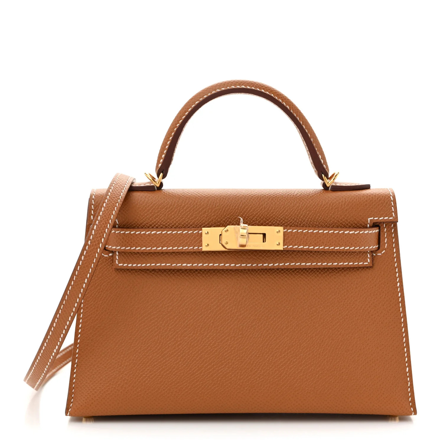 Hermes Epsom Mini Kelly Sellier 20 Gold 1893069 | FASHIONPHILE (US)