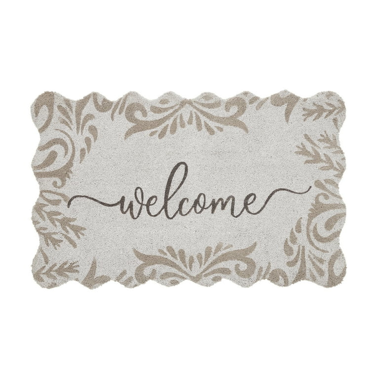 My Texas House Taupe Welcome Outdoor Coir Doormat, 18" x 30" | Walmart (US)