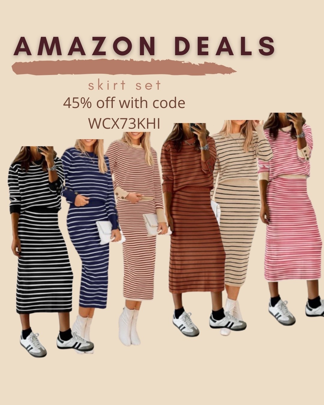 $18 ends 3/11

Amazon fashion
Amazon deals
Skirt set
Matching set
Two piece set


#LTKSaleAlert