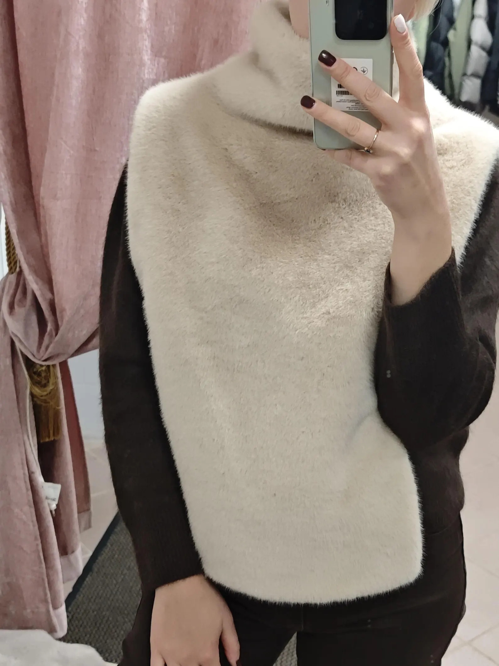 Faux Fur Vest, Manishka, Trendy Winter Clothes - Etsy | Etsy (US)