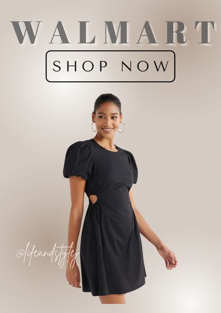 Scoop Women’s Cutout Poplin Dress with Puff Sleeves is a standout piece for your summer wardrobe. The playful cutouts and voluminous puff sleeves add a trendy, modern twist to the classic poplin dress. Perfect for brunches, garden parties, or a day out, pair it with strappy sandals and delicate accessories to complete the look. 

#LTKstyletip #LTKover40 #LTKfindsunder50
