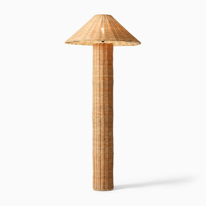 Amelia Woven Floor Lamp (59") | West Elm (US)