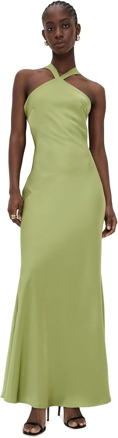 Runaway the Label Women's Chara Low Cross Back Maxi Dress | Amazon (US)
