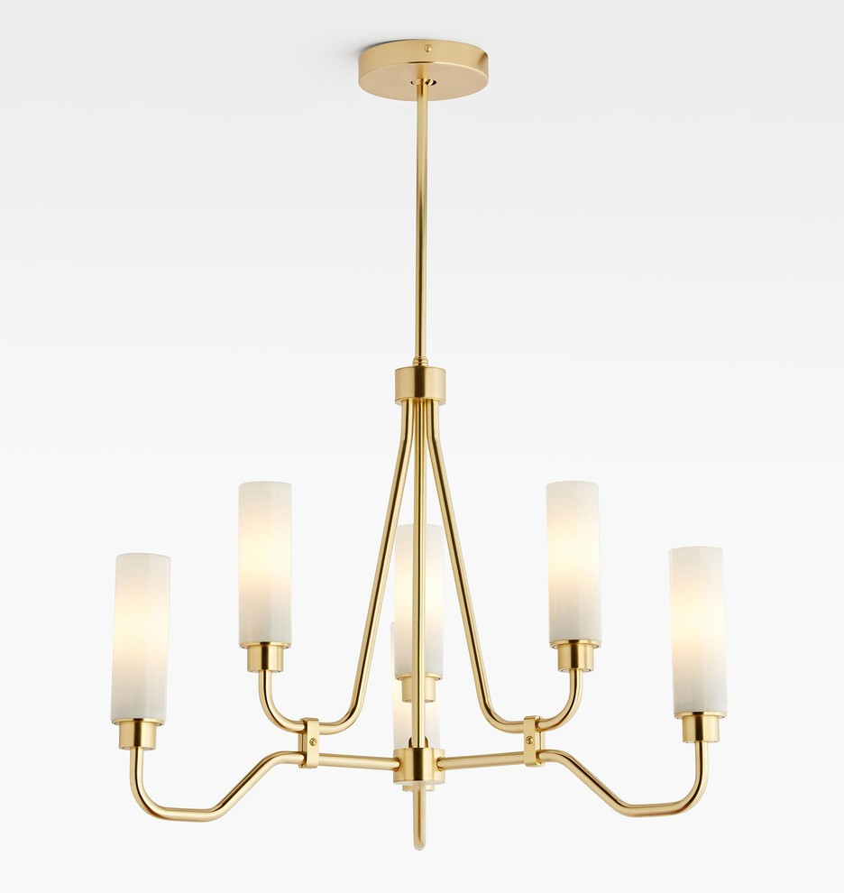 Winfield 25" 6-Light Chandelier
 | Rejuvenation | Rejuvenation