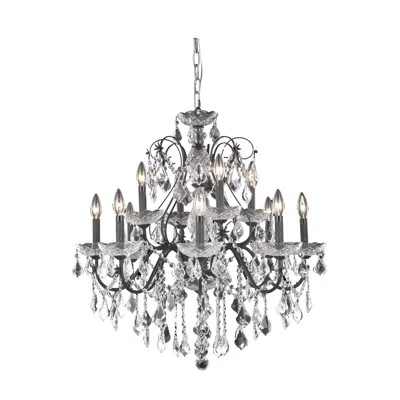 Thao Crystal Chandelier Crystal Grade: Royal Cut, Number Of Lights: 12 | Wayfair North America