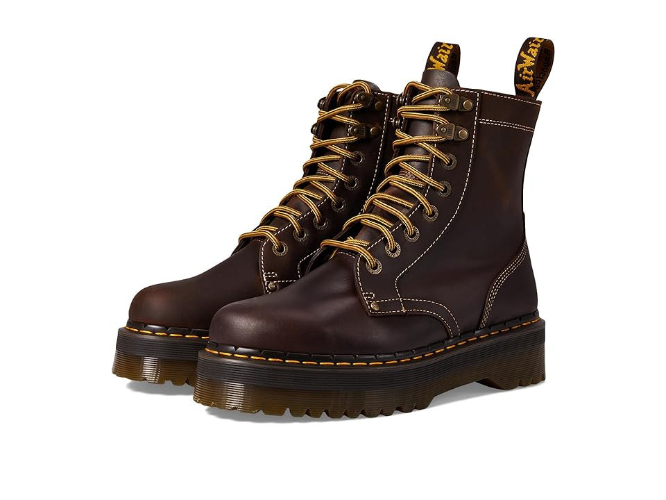 Dr. Martens Jadon Arc Shoes Dark Brown : UK 12 (US Men's 13) Medium, Leather | Zappos
