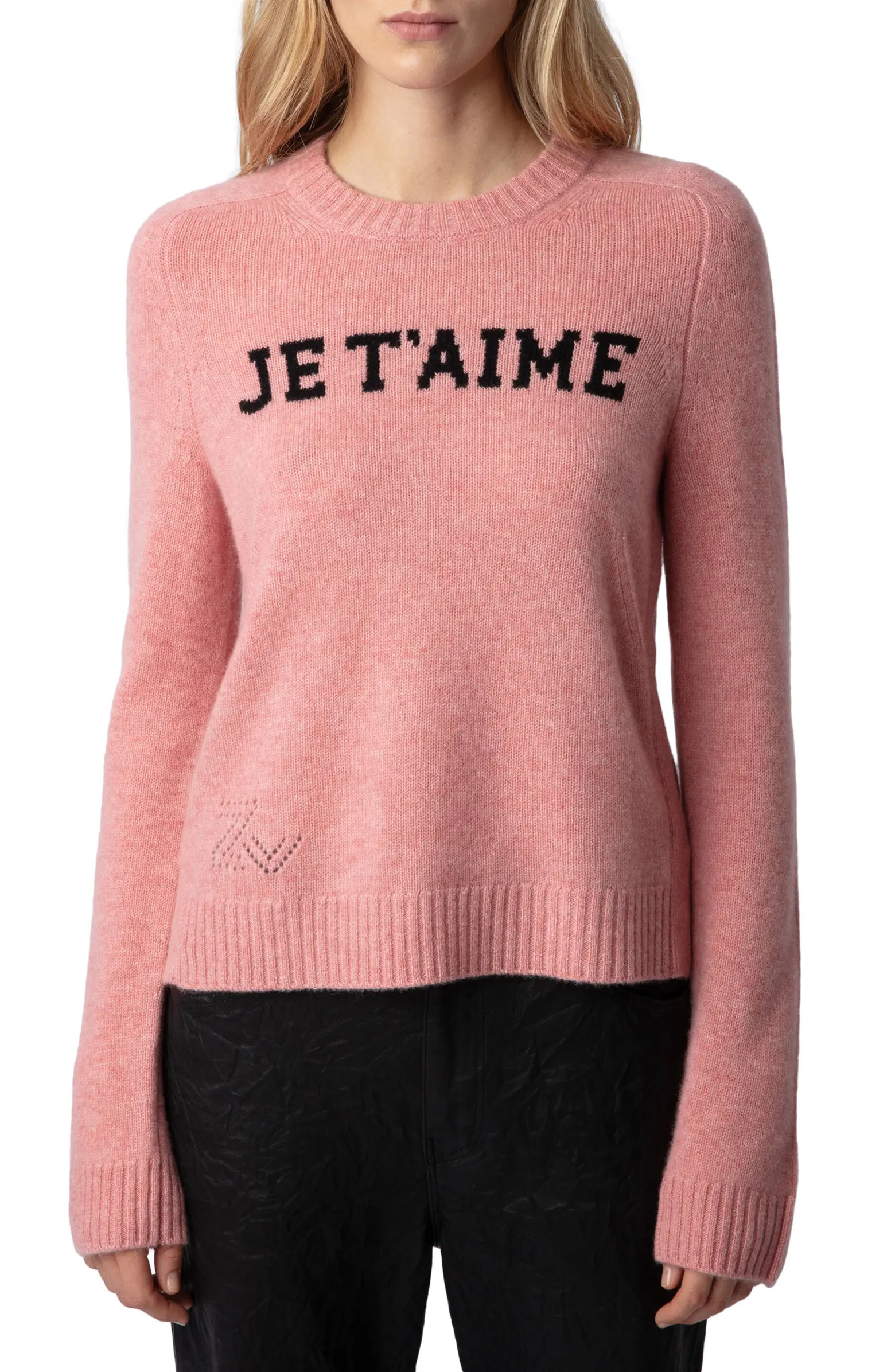 Lili Je T'Aime Cashmere Sweater | Nordstrom
