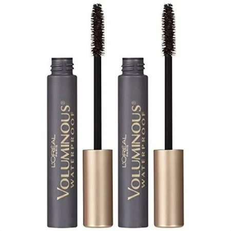 Lâ€™Oreal Paris Makeup Voluminous Original Volume Building Waterproof Mascara Black 2 Pack | Walmart (US)