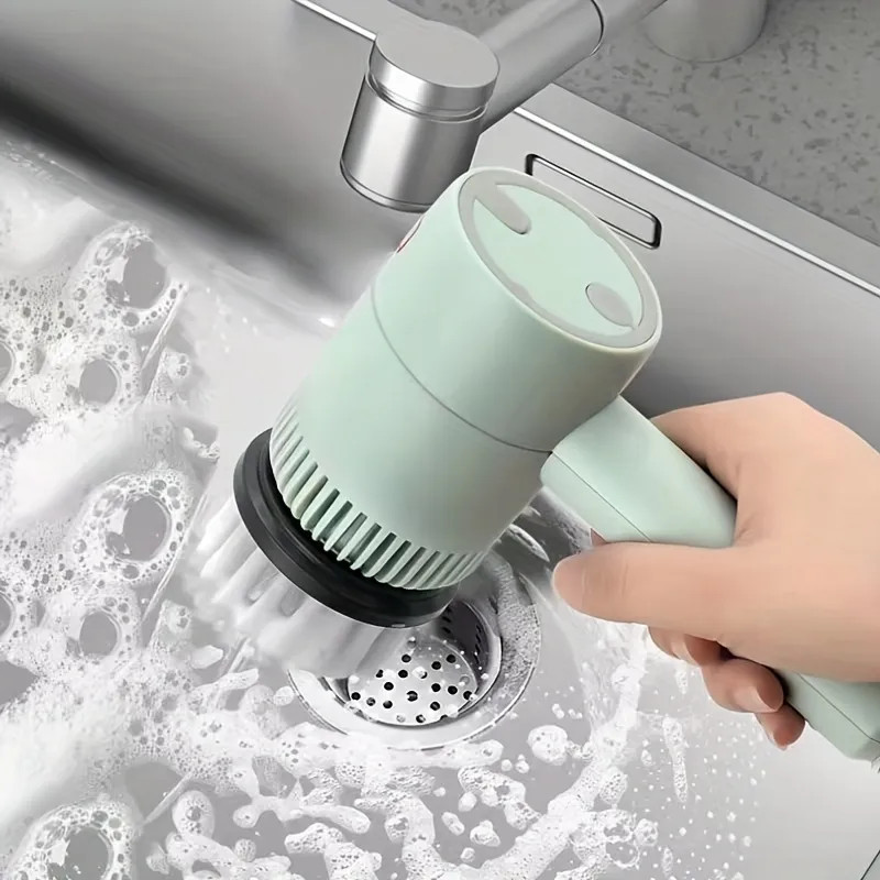Wireless Electric Cleaning Brush - Perfect for Kitchen, Toilet, Tile, Bathroom & Shoe Washing! | Temu Affiliate Program