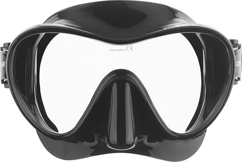 Cressi F1 Snorkel Mask, Frameless, for Adults, Black | Amazon (US)