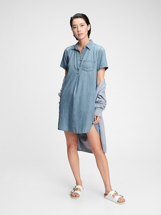 Denim Popover Dress | Gap (US)