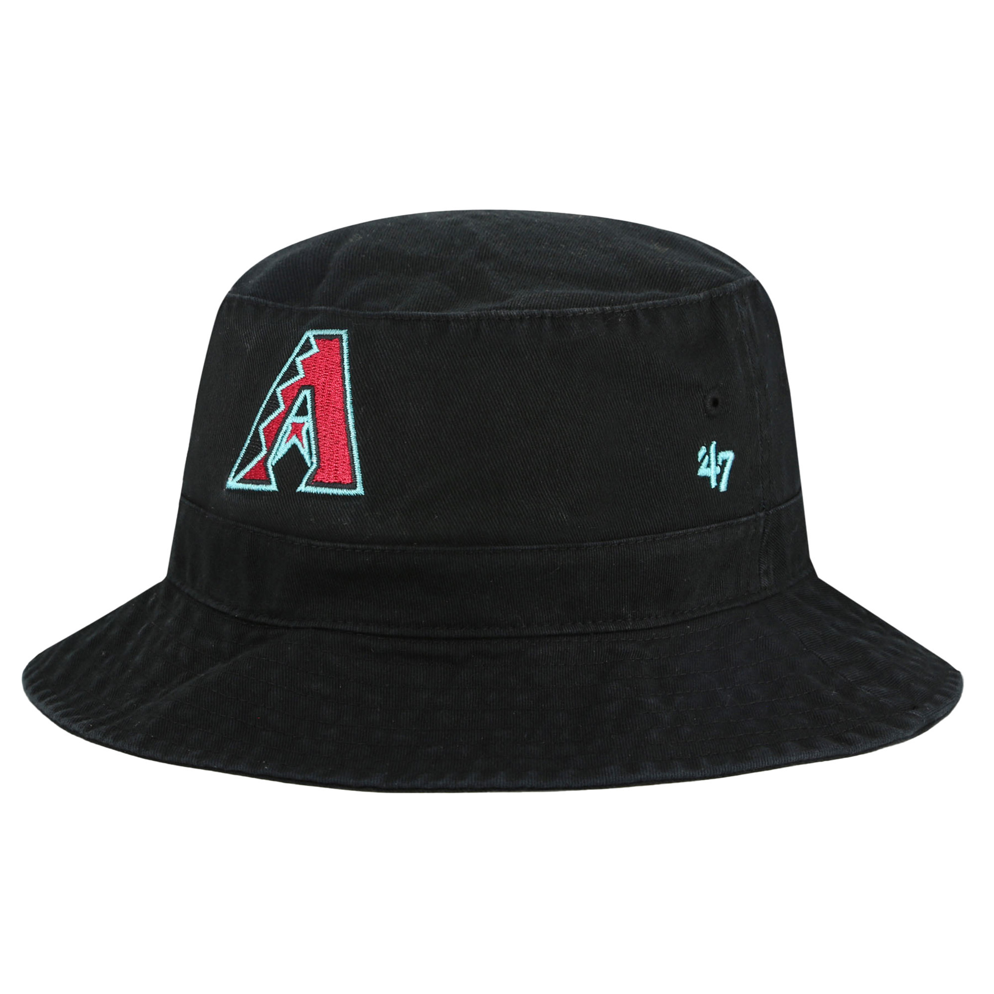 Men's '47 Black Arizona Diamondbacks Primary Logo Bucket Hat | Fanatics