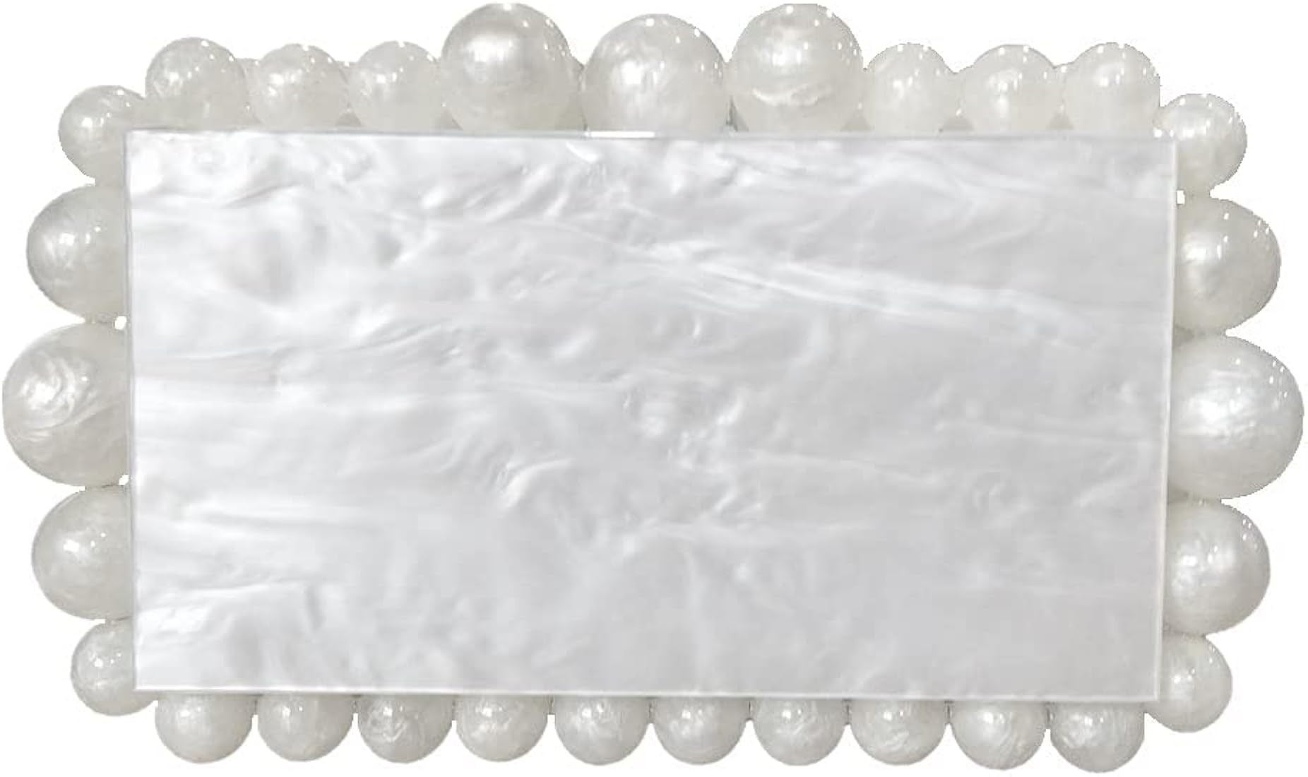 CUXVA Acrylic Evening Clutch Bag for Women Glitter Marble Purse Handbag for Wedding Cocktail Part... | Amazon (US)