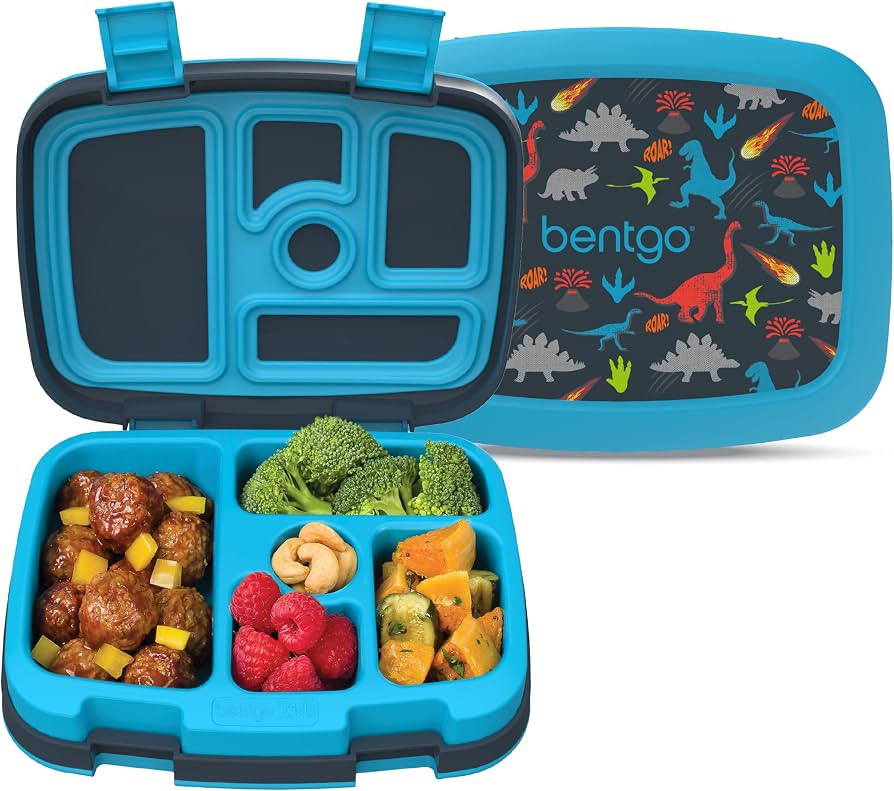 Bentgo Kids Prints Leak-Proof, 5-Compartment Bento-Style Kids Lunch Box - Ideal Portion Sizes for... | Amazon (CA)